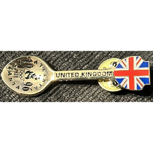 Atlanta 1996 Olympic Games UK England Country Olympic Torch Spoon Pin